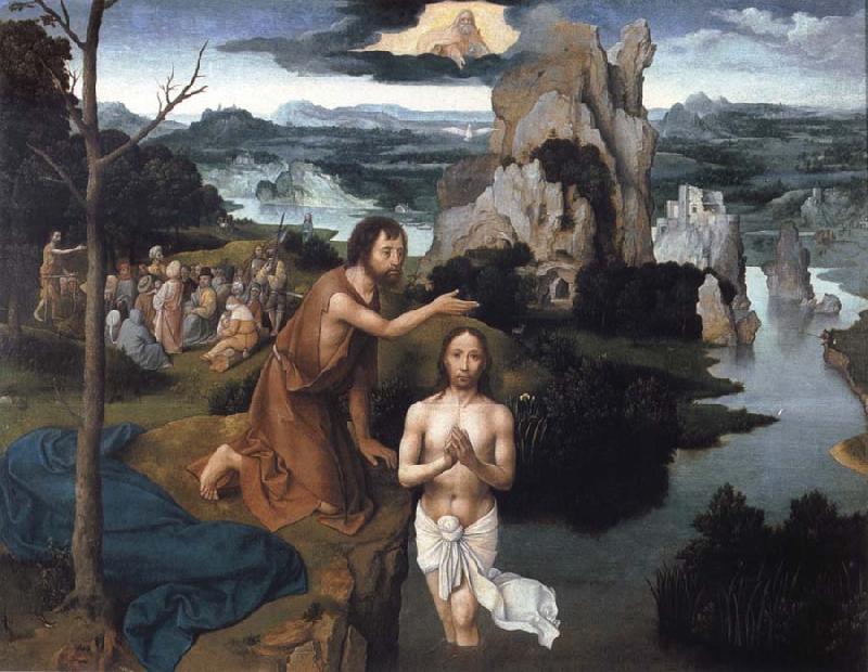 PATENIER, Joachim Baptism of Christ China oil painting art